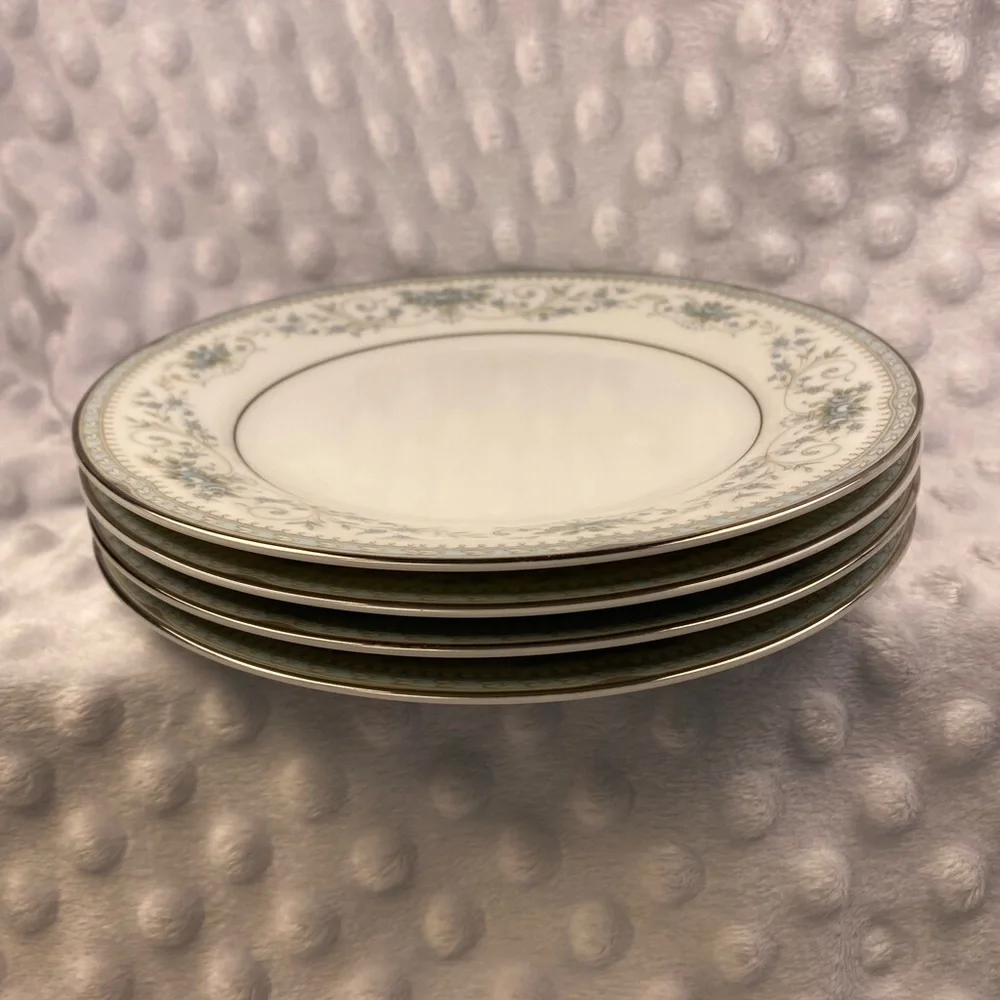 Vintage Set of 4 Noritake Colburn #6107 Bread Plates